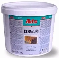 Клей D3 Akfix 10 кг ПВА для дерева