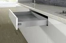 Комплект ящика arcitech с соед .зад.стенки, nl400, h94, цвет серебристый 9150681 Hettich