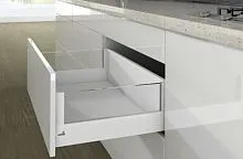 Комплект короба arcitech с des ignside, с соед.зад.стенки, nl350, h218/94, цвет белый 9149355 Hettich