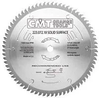 Диск пильный CMT 250x30x3,2/2,5 0° MTCG Z=72