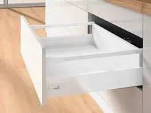 Комплект короба innotech atira полн. выдв. с push to open, h144, nl420, релинги, белый 9245433 Hettich