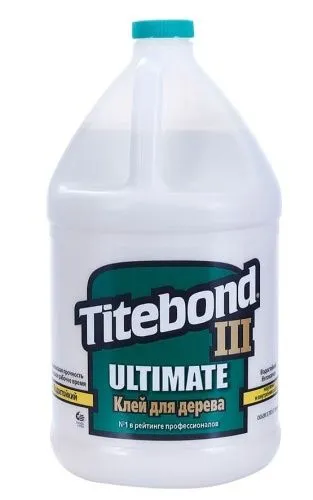 Клей Тайтбонд Зеленый III Ultimate повышен. влагост. 3,8 л для дерева ПВА