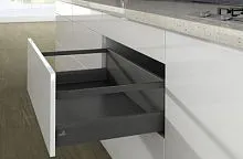 Комплект короба arcitech с рел ингом, с соед.зад.стенки, nl450, h218/94, цвет антрацит 9150572 Hettich