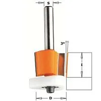 Фреза CMT обгонная (нижн. подш.) для свесов S=6 D=12,7x12,7