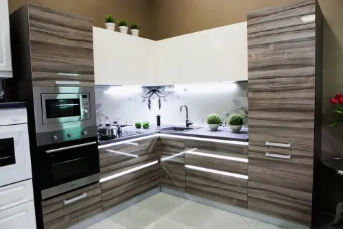 Фасады для кухни AGT 726 Серый шторм soft touch 726 18 мм фото 4