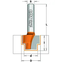 Фреза CMT ступенчатая D=12,7x6,35/19x9,5 L=50,8 RH Z2