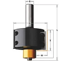 Фреза CMT четвертная (нижн. подш.), смен.ножи HM Z2 S=12 D=50,8x28 Z2 RH