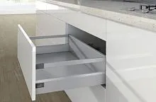 Комплект короба arcitech с рел ингом, с соед.зад.стенки, nl550, h186/94, цвет серебристый 9150704 Hettich