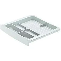 Лоток для канцелярских товаров smartray,h40, пластик, цвет белый 9203010 Hettich