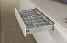 Организация для ящиков orgatra y 400 arcitech, nl450, kb410-459, пластик, цвет серебристый 9135074 Hettich