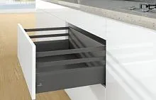 Комплект короба arcitech с рел ингом, с соед.зад.стенки, nl650, h250/126, цвет антрацит 9150862 Hettich