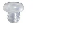 Амортизатор, под запрессовку, d5 x5,5, пластик, прозрачный 9079298 Hettich
