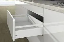 Комплект короба arcitech с рел ингом, с соед.зад.стенки, nl450, h186/126, цвет белый 9149340 Hettich