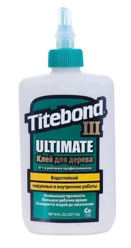 Клей Тайтбонд Зеленый III Ultimate повышен. влагост. 237 мл для дерева ПВА