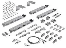 Комплект демпферов silent syst em topline xl с синхронизацией для 4-х дверей 9185664 Hettich