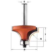 Фреза CMT внутр.радиус R=4,75 (нижн. подш.) S=6 D=22,2x12,7