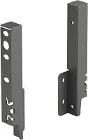 Комплект соединителей задней стенки arcitech, h186, цвет антрацит 9150503 Hettich