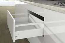 Комплект короба arcitech с рел ингом, с соед.зад.стенки, nl450, h218/126, цвет белый 9149370 Hettich