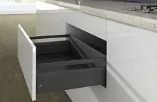 Комплект короба arcitech с рел ингом, с соед.зад.стенки, nl300, h186/126, цвет антрацит 9150560 Hettich