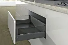 Комплект короба arcitech с des ignside, с соед.зад.стенки, nl450, h186/94, цвет антрацит 9150550 Hettich