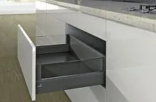 Комплект короба arcitech с des ignside, с соед.зад.стенки, nl550, h186/94, цвет антрацит 9150552 Hettich