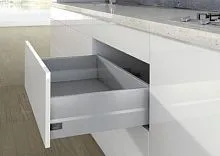 Комплект короба arcitech с top side, с соед.зад.стенки, nl400,h 186/94, цвет серебристый 9150714 Hettich