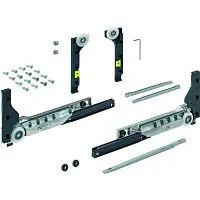 Комплект фурнитуры slideline m silent system, 10 кг 9201921 Hettich