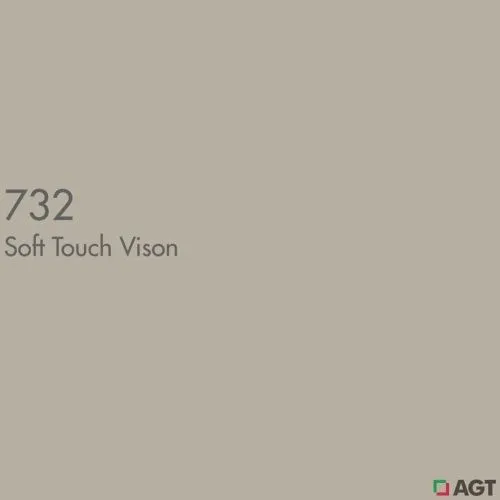 МДФ ламинированная цветная для фасадов  Визон soft touch 732  2800*1220*8 (матовый) AGT 2гр фото 2