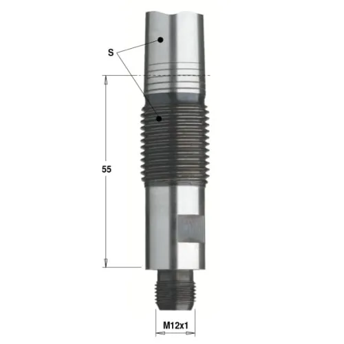 Переходник S=MK2/M30x1,5 RH