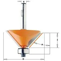 Фреза CMT фасочная 45гр. (нижн. подш.) S=6 D=45x18x60,2