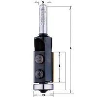 Фреза CMT обгонная (нижн. подш.), смен.ножи HM Z2 S=8 D=19x30 RH