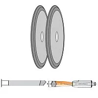 Фреза CMT пазовая 6-зубая для карнизов D=177,8 R3/200 S=30