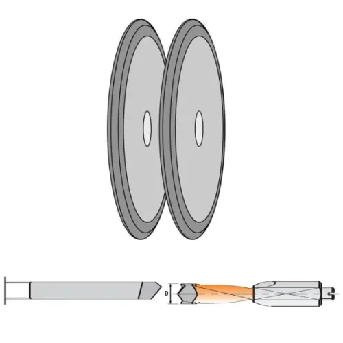 Фреза CMT пазовая 6-зубая для карнизов D=177,8 R3/200 S=30