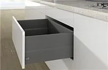 Комплект короба arcitech с top side, с соед.зад.стенки, nl550, h 250/126, цвет антрацит 9150874 Hettich