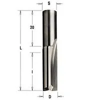 Фреза CMT пазовая монолитная Z2 S=9,5x20 D=8x30x60 RH