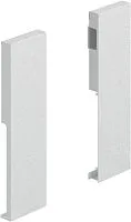 Комплект соединителей передней панели внутр. короба arcitech, h186, белый 9123090 Hettich