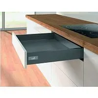 Комплект ящика innotech atira полного выдв. с silent system, h70, nl260, антрацит 9234541 Hettich