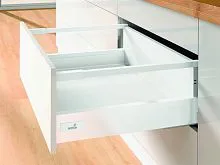 Комплект короба innotech atira полн. выдв. с push to open, h176, nl420, релинги, белый 9245435 Hettich