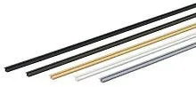 Профиль slideline 55/55 plus, l2500, пластик, коричневый 1015945 Hettich