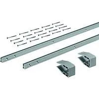 Двойной комплект профилей slid eline m, l2500, h16, цвет серебристый 9209165 Hettich