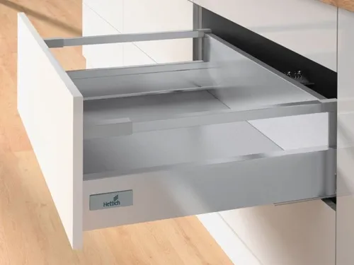 Комплект короба innotech atira полн. выдв. с push to open,h1 44, nl260, релинги, серый 9242931 Hettich