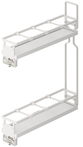 Бутылочница 200 мм LX TALISMAN, R, белый матовый, Soft-Close, 6 делителей (1 шт/кор)