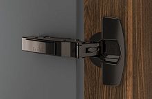 Петля sensys 8675, угол 110°, чашка th52 d35, вкладная, b-4, черный обсидиан 9091743 Hettich