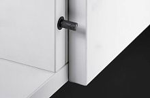 Механизм push to open magnet для петель, под запрессовку, короткий ход, антрацит 9089631 Hettich