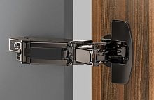 Петля sensys 8657i, угол 165°, чашка th52 d35, накладная, b12,5, черный обсидиан 9091767 Hettich