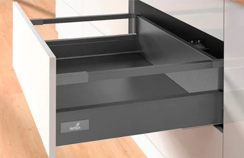 9288596 Комплект внутр. короба InnoTech Atira полн. выдв. Silent System, 470*144, Релинги, Антрацит