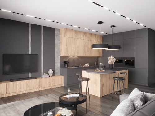 Фасадное полотно «Rehau» AQUARELLE PET Грозовое небо арт. 2605L, 2800*1220 18 мм (односторонняя) фото 3