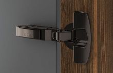 Петля sensys 8631i, угол 95°, чашка th52 d35, накладная, b12,5, черный обсидиан 9091753 Hettich