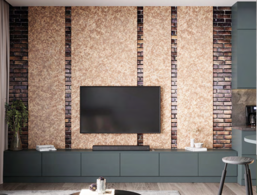 Фасадное полотно «Rehau» AQUARELLE PET Марианская впадина арт. 2607L, 2800*1220 18 мм фото 2