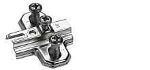 Монтажная планка system 2006 для slideon, l37, d1,5, евровинты 1079222 Hettich